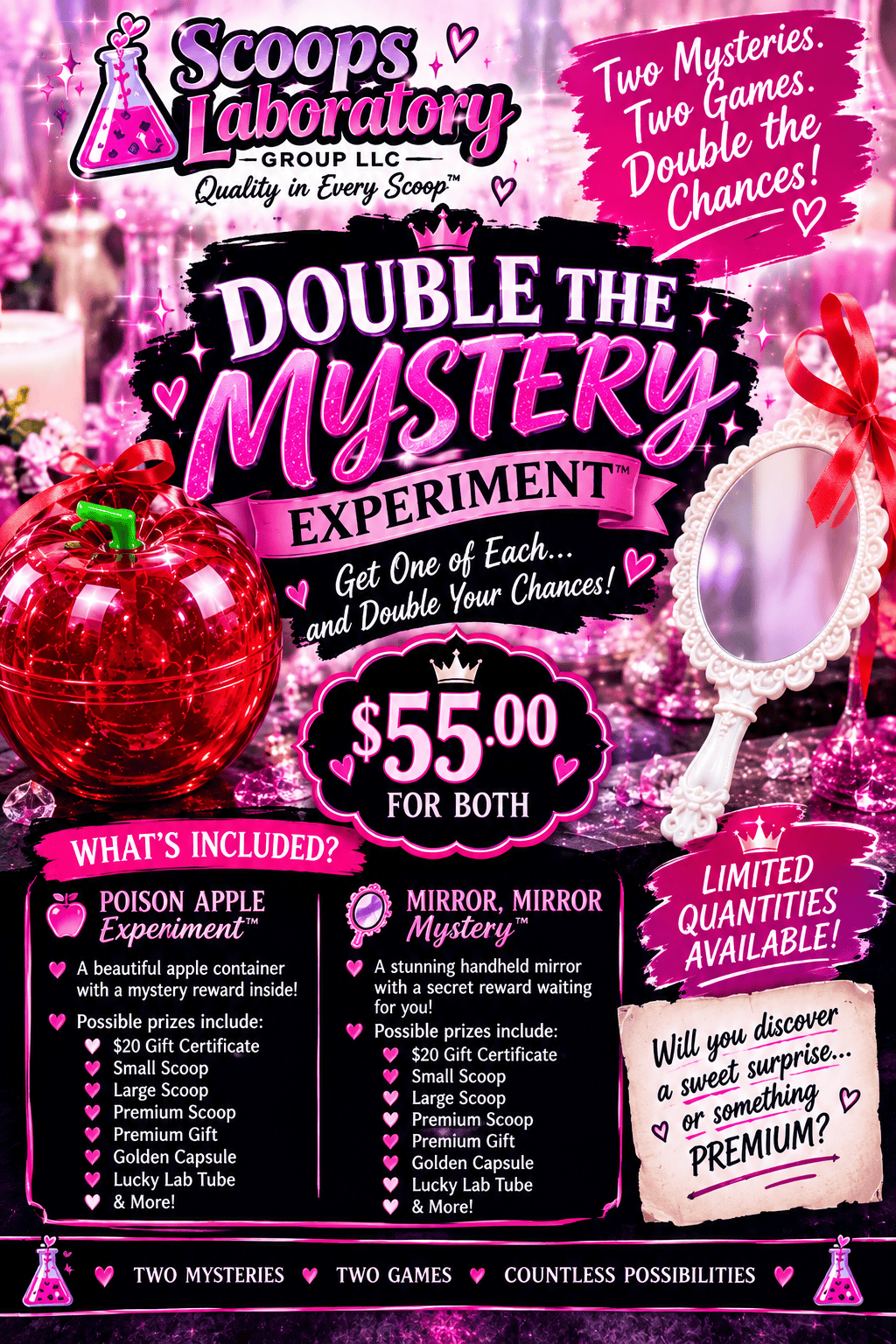 🧪 DOUBLE THE MYSTERY EXPERIMENT™